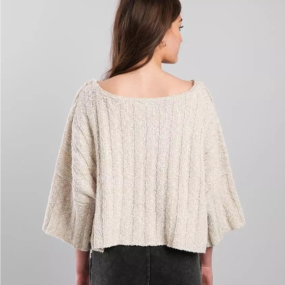 Free People Good Day Cropped Sweater - Picture 2 of 5